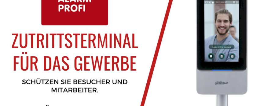 Zutrittsterminal für das Gewerbe DER ALARM PROFI Kiel